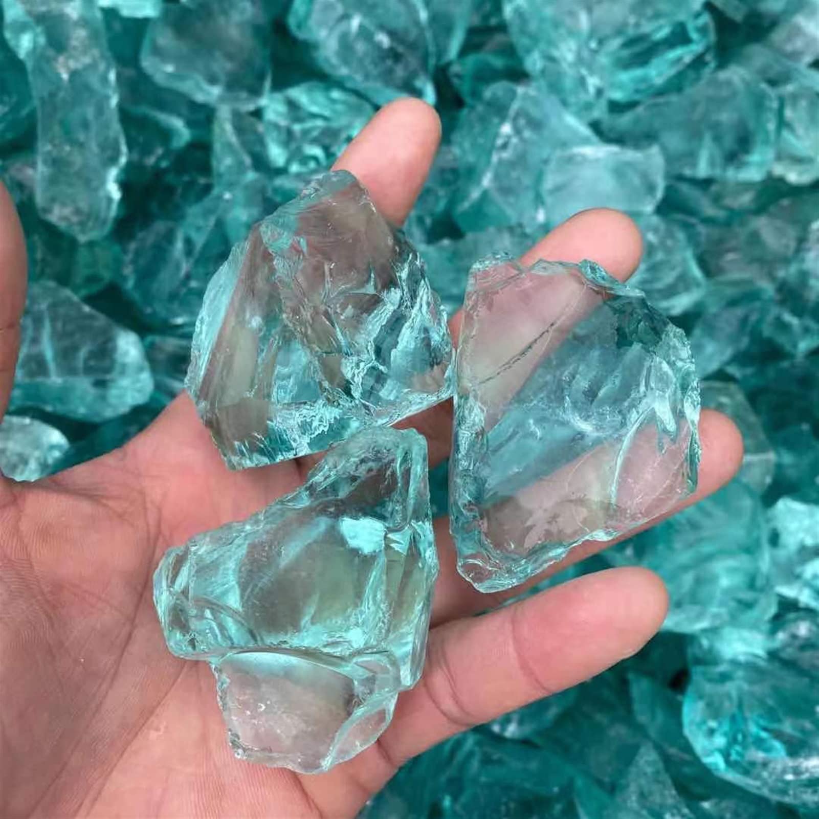 Amazon.co.jp: ヒーリングミネラルストーン とても綺麗なクリアガラス